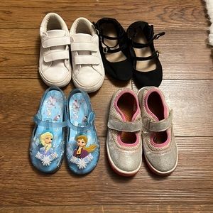 A small bundle all size 11 colors white, silver,pink, and blue.